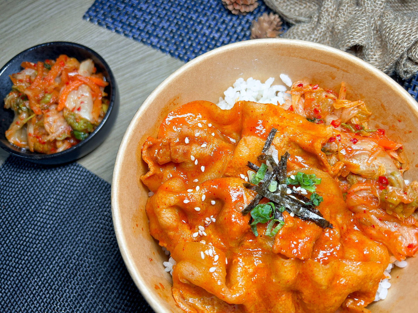 韓式惹味泡菜豬腩肉丼 | 便當飯盒到會