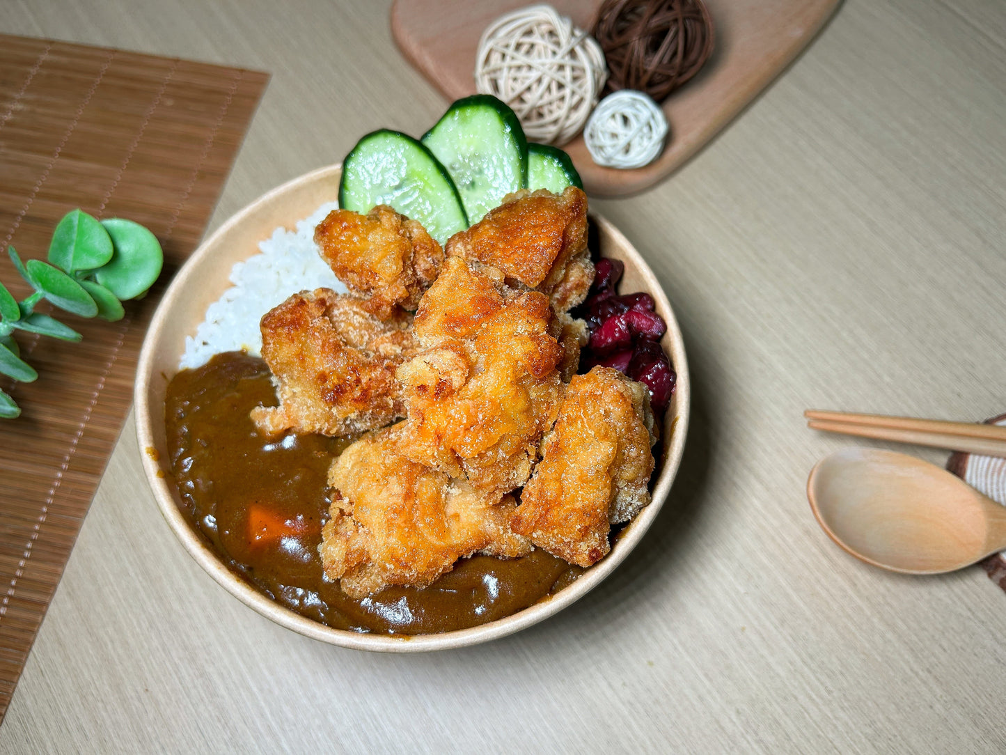 日式咖喱滋味脆炸雞珍珠飯 | 便當飯盒到會（每款最少4盒起）